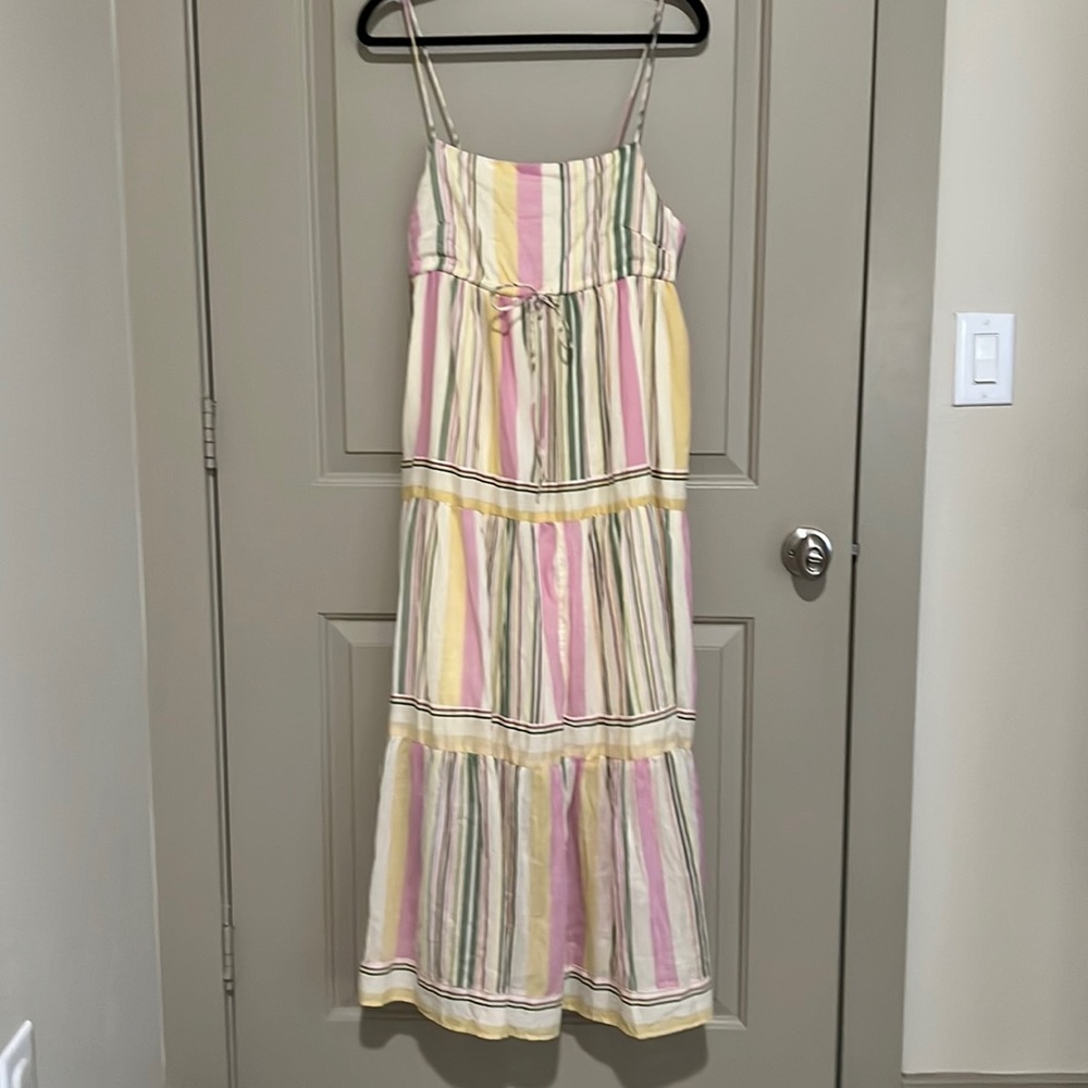 Mango Striped Maxi Dress